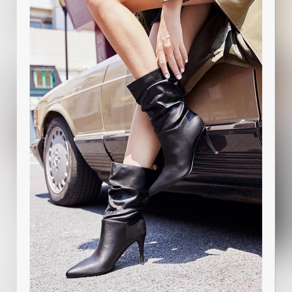 Coutgo Women's Mid Calf Slouchy Boots #740, 741, 742 - Picture 12 of 12